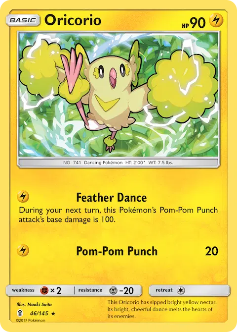 Oricorio, Guardians Rising 46/145
