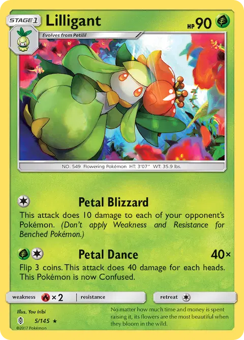 Lilligant, Guardians Rising 5/145
