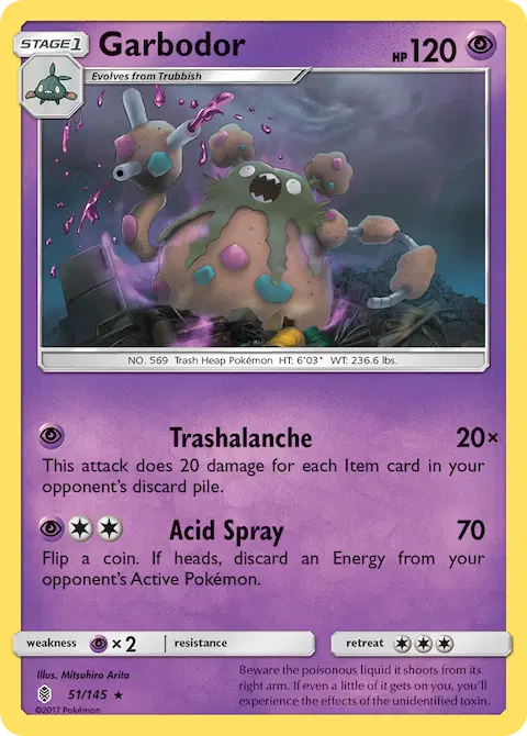 Garbodor, Guardians Rising 51/145
