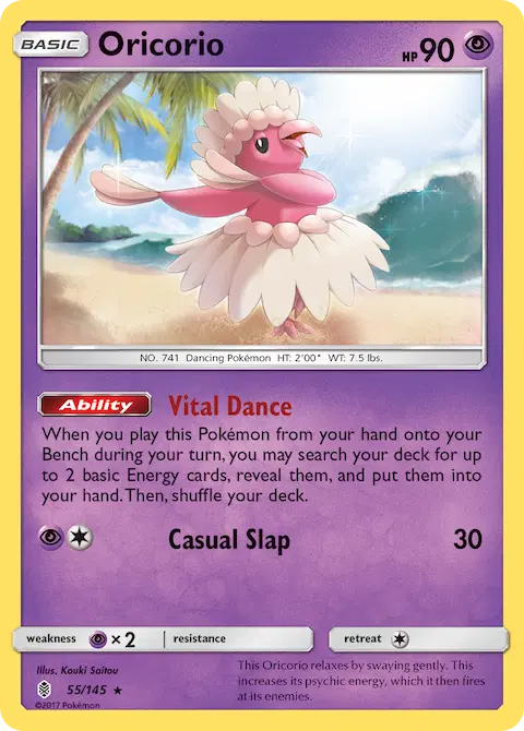 Oricorio, Guardians Rising 55/145