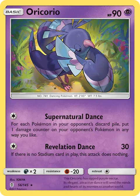 Oricorio, Guardians Rising 56/145