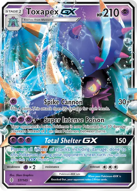 Toxapex GX, Guardians Rising 57/145
