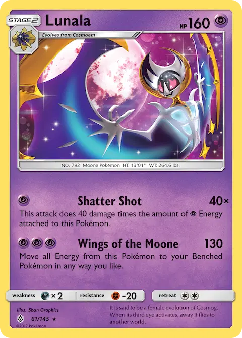 Lunala, Guardians Rising 61/145