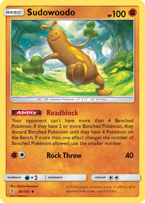 Sudowoodo, Guardians Rising 66/145