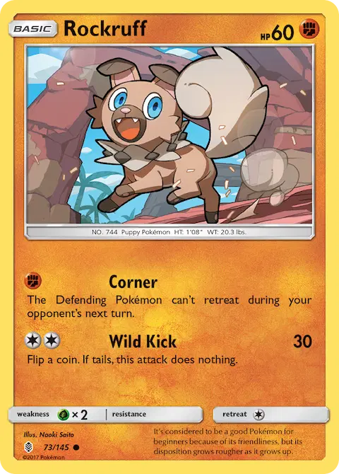 Rockruff, Guardians Rising 73/145