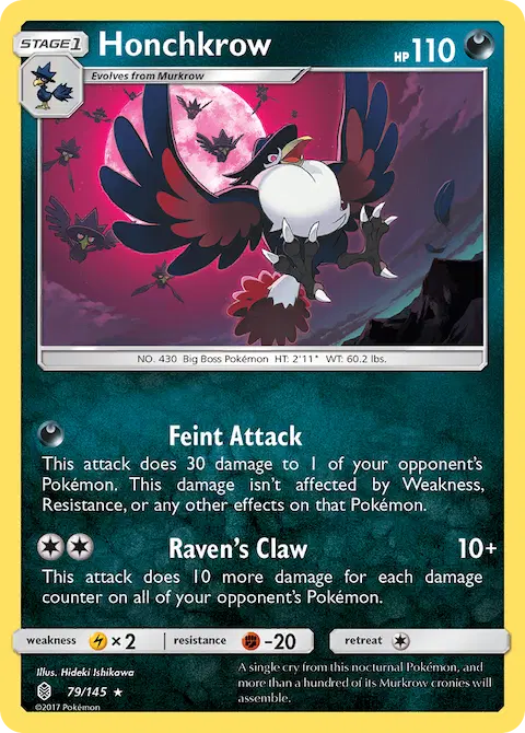 Honchkrow, Guardians Rising 79/145