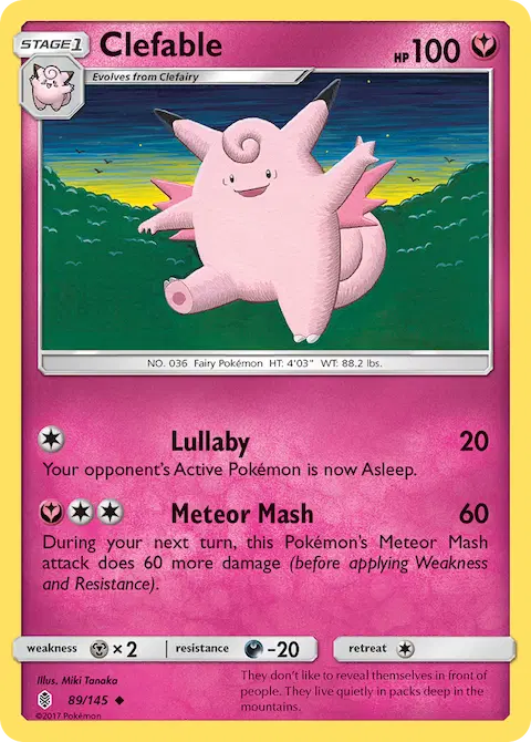 Clefable, Guardians Rising 89/145
