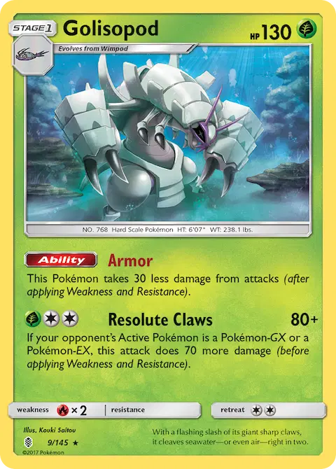Golisopod, Guardians Rising 9/145