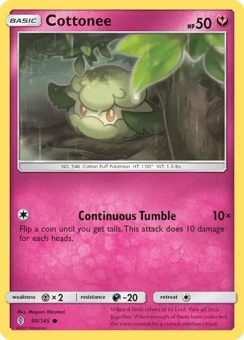 Cottonee, Guardians Rising 90/145
