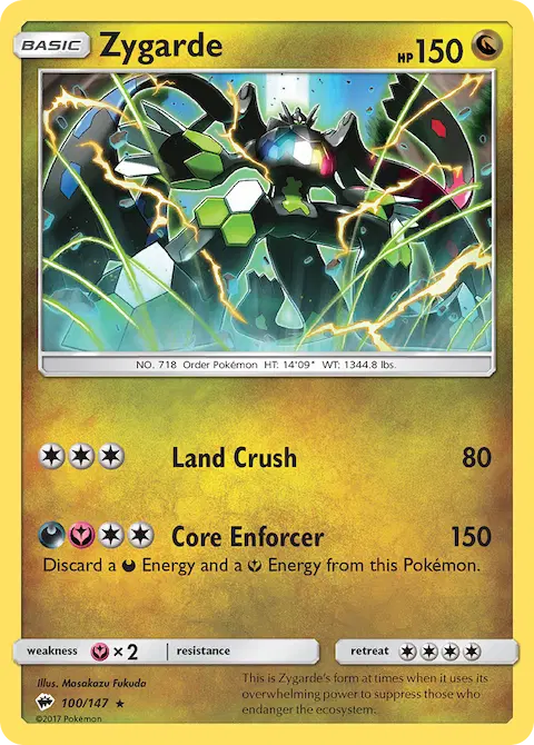 Zygarde, Burning Shadows 100/147