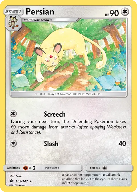 Persian, Burning Shadows 102/147