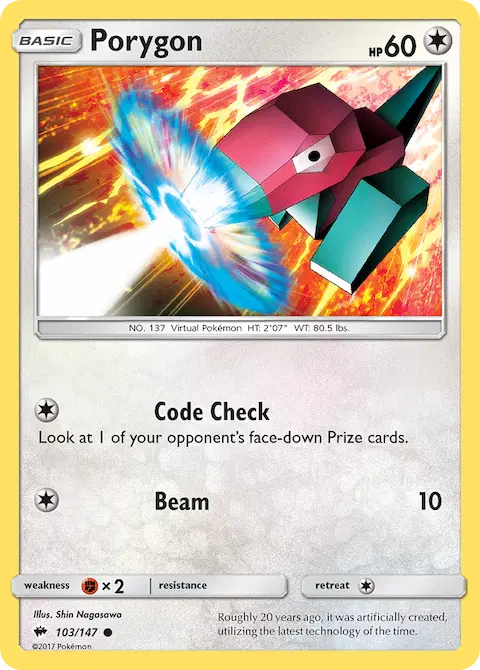 Porygon, Burning Shadows 103/147