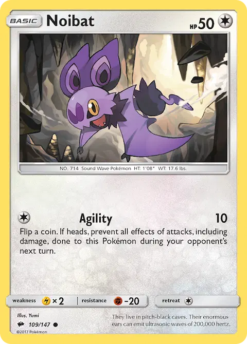 Noibat, Burning Shadows 109/147