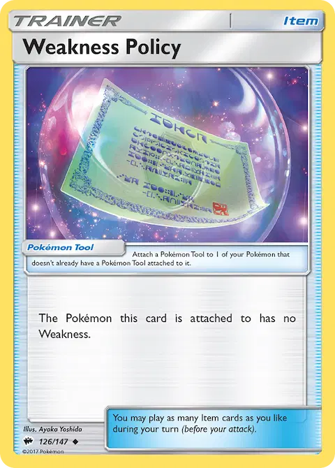 Weakness Policy, Burning Shadows 126/147