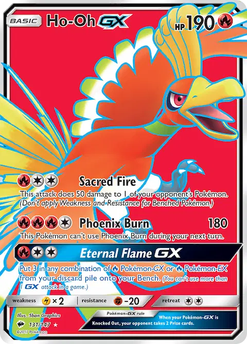 Ho-Oh GX, Burning Shadows 131/147