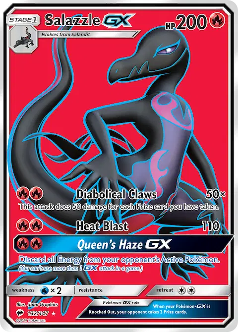 Salazzle GX, Burning Shadows 132/147
