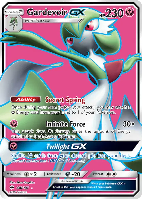 Gardevoir GX, Burning Shadows 140/147