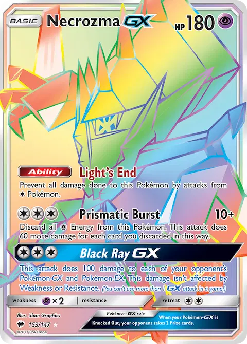 Necrozma GX, Burning Shadows 153/147