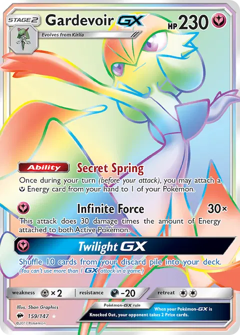 Gardevoir GX, Burning Shadows 159/147