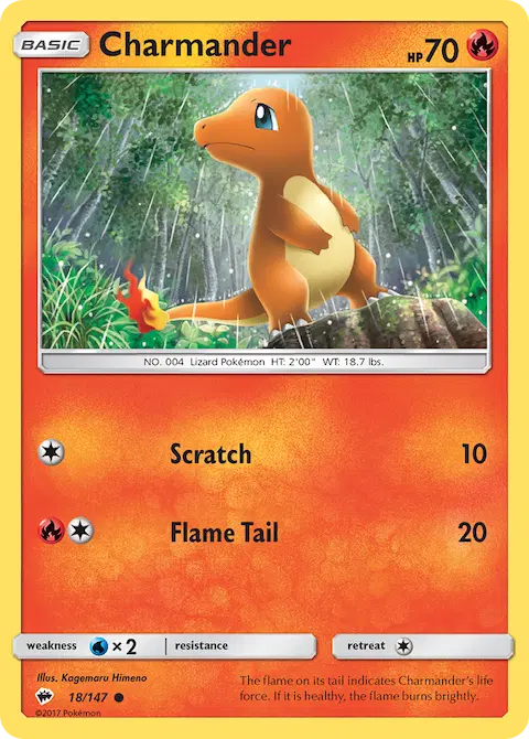 Charmander, Burning Shadows 18/147