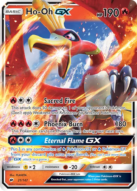 Ho-Oh GX, Burning Shadows 21/147
