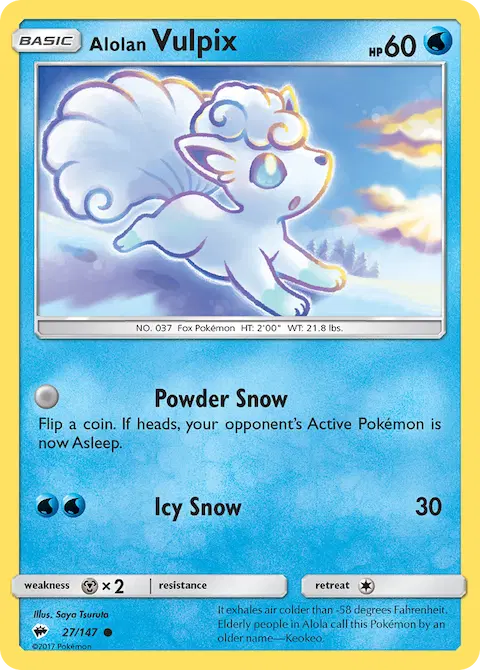 Alolan Vulpix, Burning Shadows 27/147