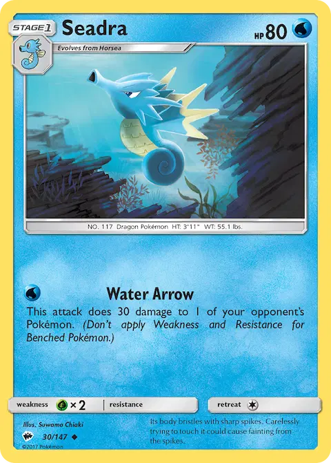 Seadra, Burning Shadows 30/147