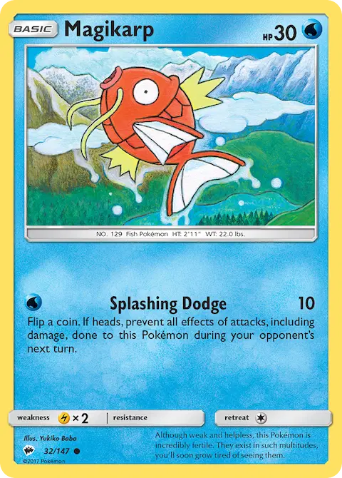 Magikarp, Burning Shadows 32/147