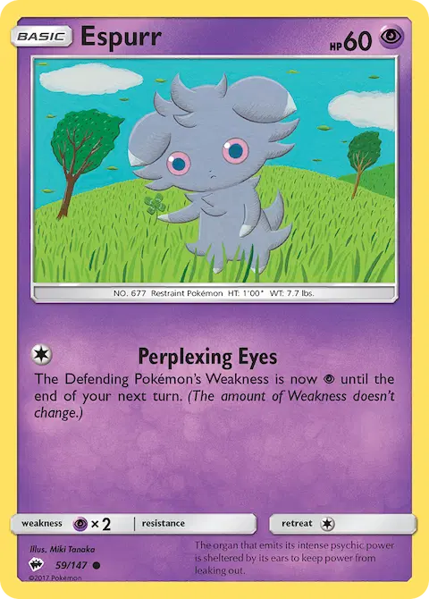 Espurr, Burning Shadows 59/147