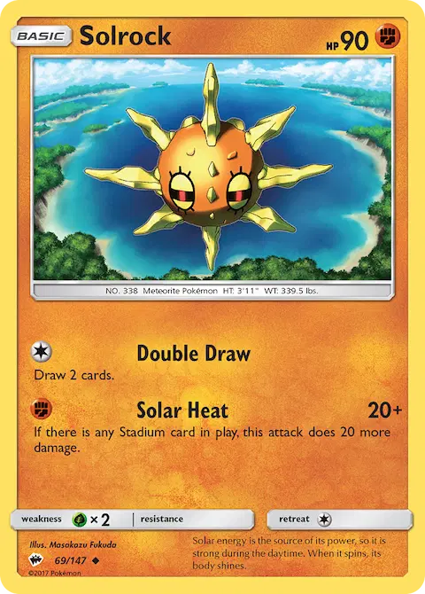 Solrock, Burning Shadows 69/147