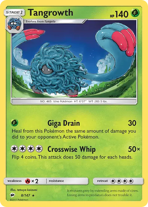 Tangrowth, Burning Shadows 8/147