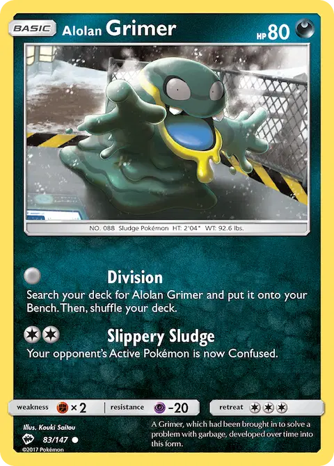 Alolan Grimer, Burning Shadows 83/147