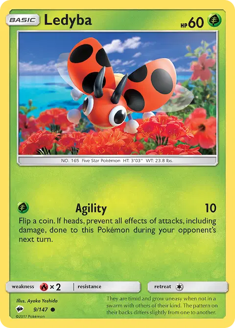 Ledyba, Burning Shadows 9/147