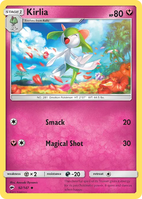 Kirlia, Burning Shadows 92/147