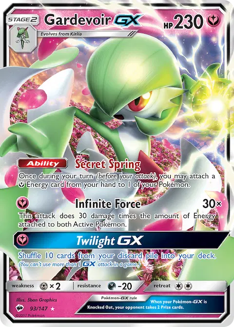Gardevoir GX, Burning Shadows 93/147