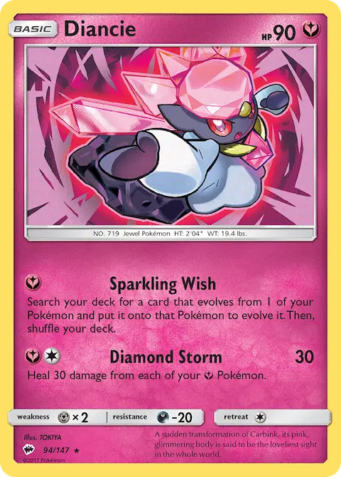 Diancie, Burning Shadows 94/147