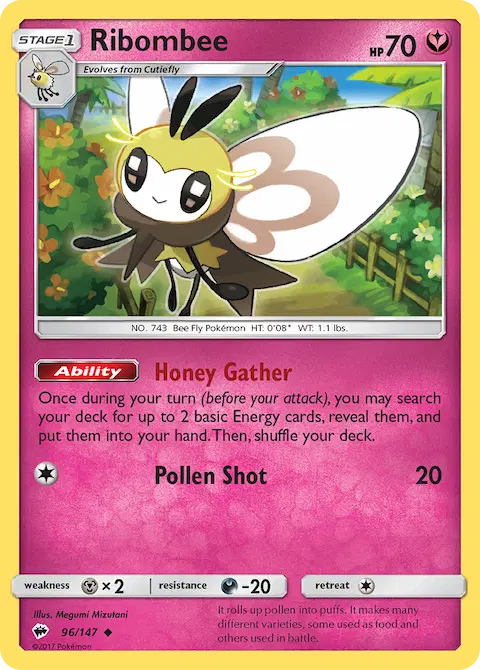 Ribombee, Burning Shadows 96/147