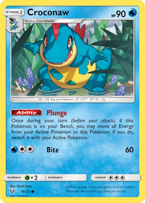 Croconaw, Shining Legends 19/73