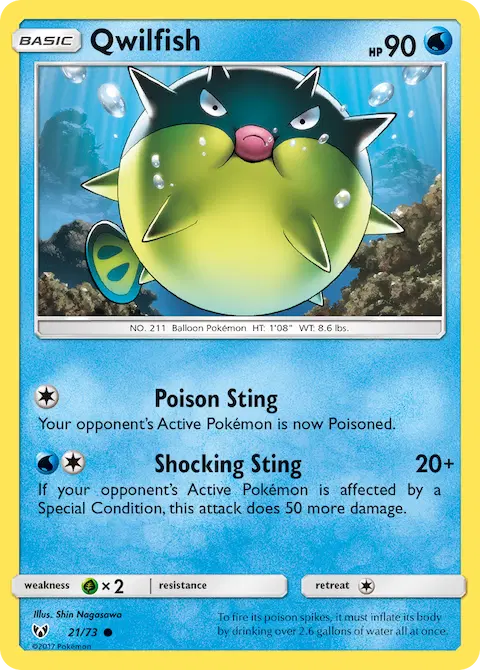 Qwilfish, Shining Legends 21/73