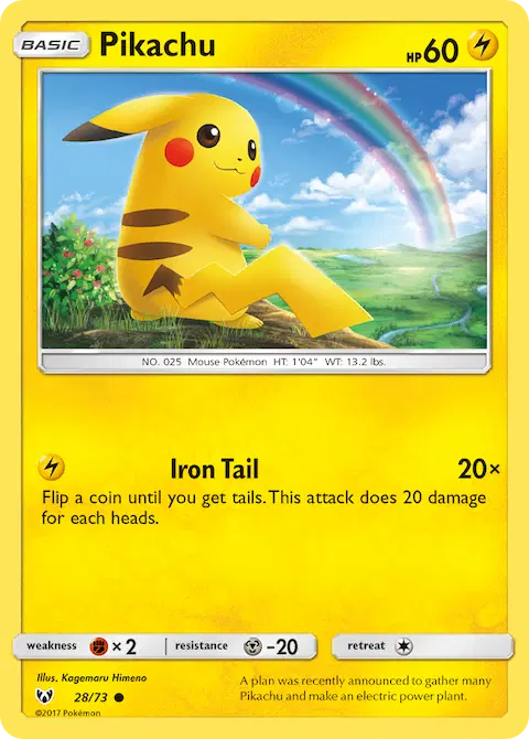 Pikachu, Shining Legends 28/73