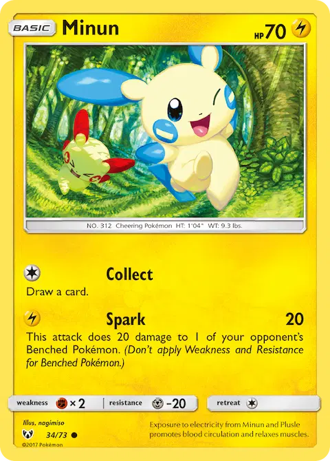 Minun, Shining Legends 34/73