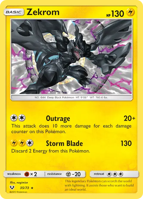 Zekrom, Shining Legends 35/73