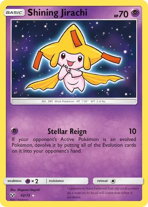 Shining Jirachi, Shining Legends 42/73