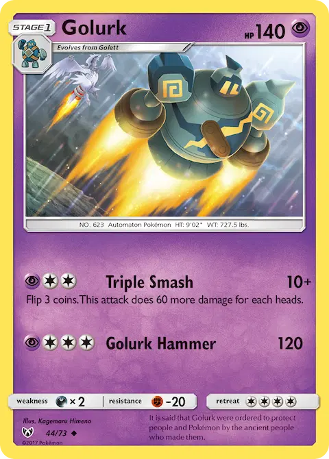 Golurk, Shining Legends 44/73
