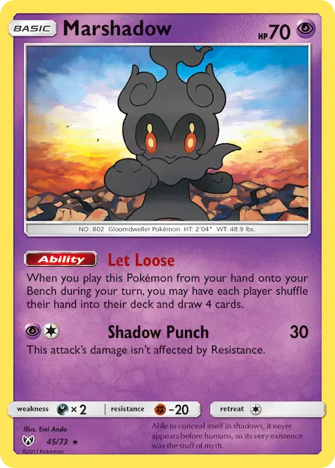 Marshadow, Shining Legends 45/73