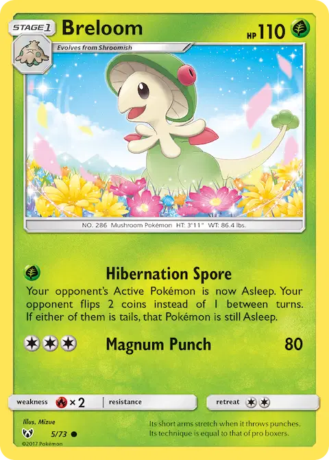 Breloom, Shining Legends 5/73