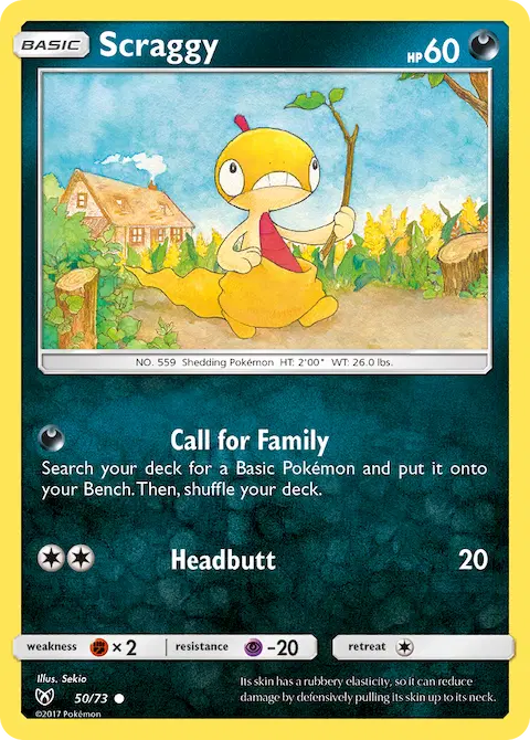Scraggy, Shining Legends 50/73
