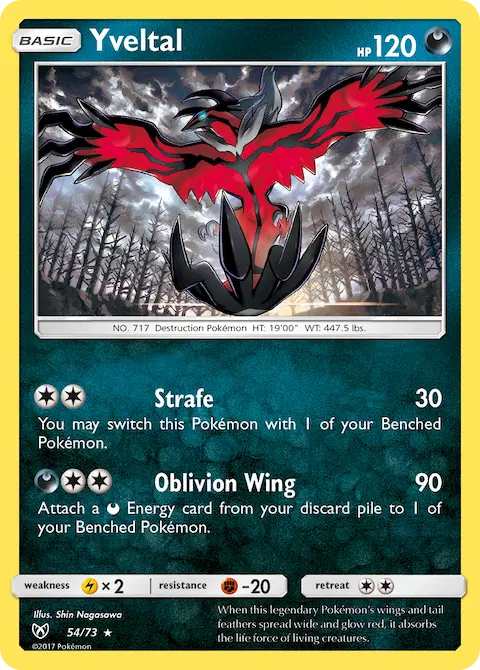 Yveltal, Shining Legends 54/73