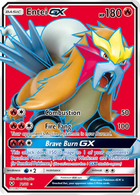 Entei GX, Shining Legends 71/73