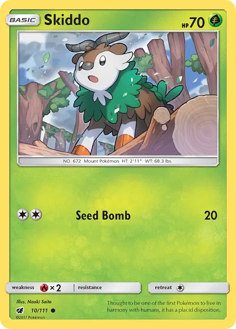 Skiddo, Crimson Invasion 10/111